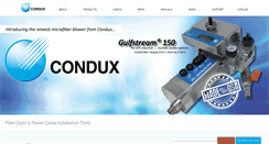 Desktop Screenshot of condux.com